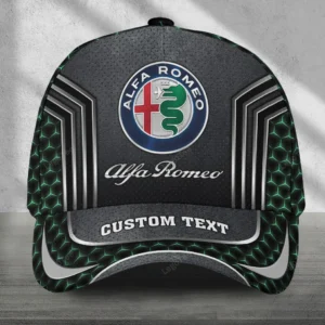 Alfa Romeo Black Cap, Personalized Hat All Over Printed VPCP2461153057