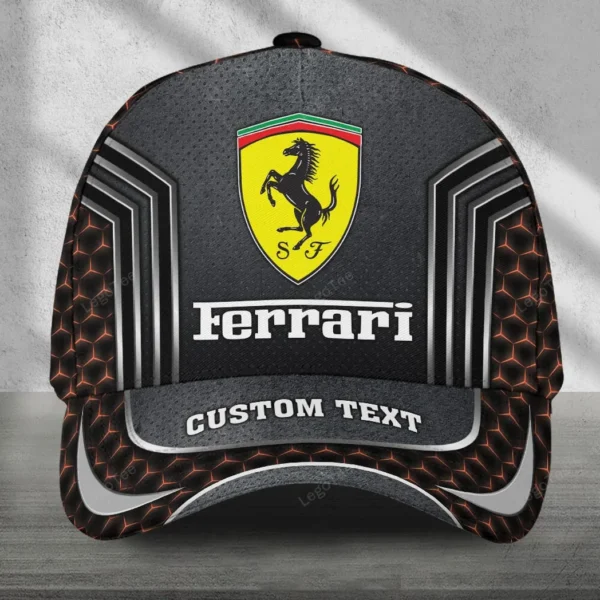 Ferrari Cap for Car Lovers, Customized Name Hat All Over Print VPCP2461153079