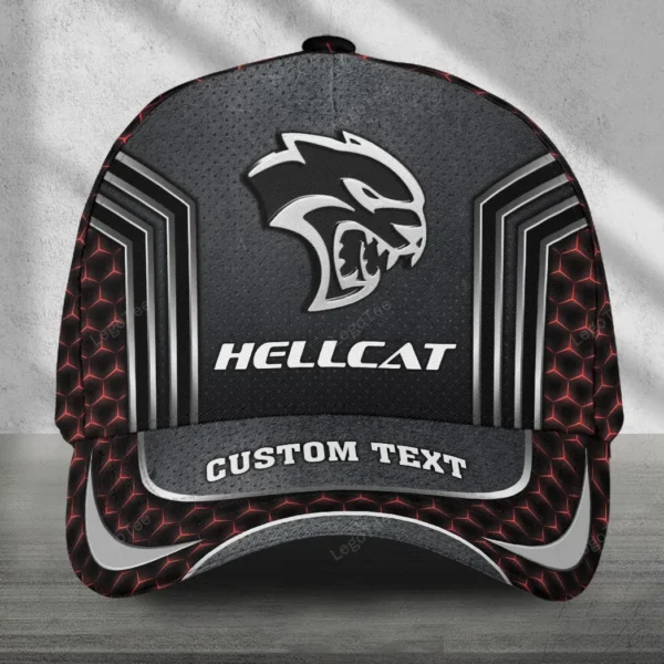 hellcat Baseball Cap, Hat All Over Print