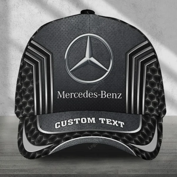 Mercedes-Benz Black Cap, Customized Name Hat All Over Print VPCP2461153105