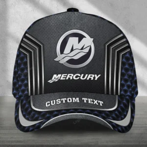 Mercury Marine Baseball Cap, Customized Name Hat All Over Print VPCP2461153106