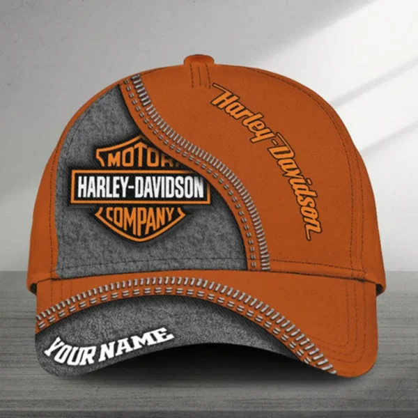 Harley-Davidson Cap for Car Lovers, Personalized Hat All Over Printed