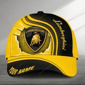 Personalized Lamborghini Classic Cap, Customized Name Hat All Over Print