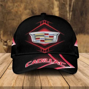 Cadillac black Classic Cap, Customized Name Hat All Over Print