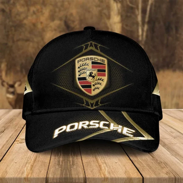 Porsche black Baseball Cap, All-Over Printed Customized Hat