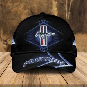 Mustang Ford Classic Cap, All-Over Printed Customized Hat for Car Lovers