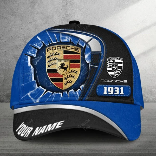 Porsche Classic Cap, All-Over Printed Customized Hat for Car Lovers