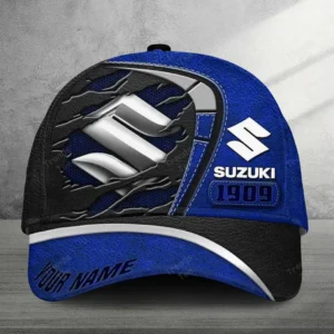 Suzuki Black Cap, All-Over Printed Customized Hat