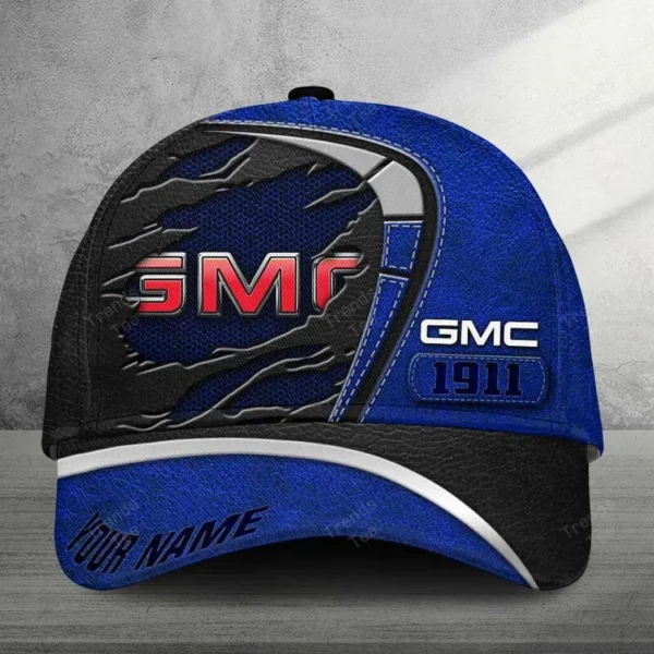 GMC Cap for Car Lovers, Customized Name Hat All Over Print