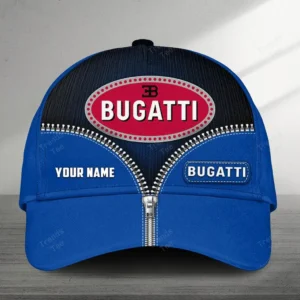 Bugatti Black Cap, Personalized Hat All Over Printed