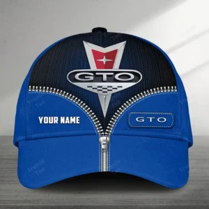 Pontiac GTO Black Cap, Customized Name Hat All Over Print