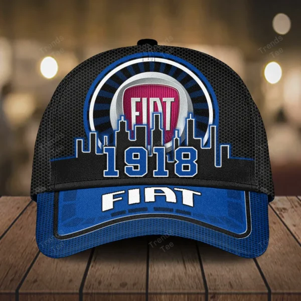 Fiat Baseball Cap, Customized Name Hat All Over Print