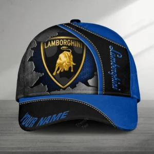 Lamborghini Classic Cap, All-Over Printed Customized Hat for Car Lovers VPCP2461153343