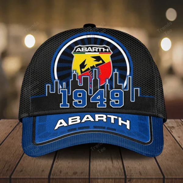 Abarth Baseball Cap, Customized Name Hat All Over Print