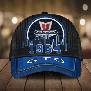 Pontiac GTO Black Cap, Personalized Hat All Over Printed