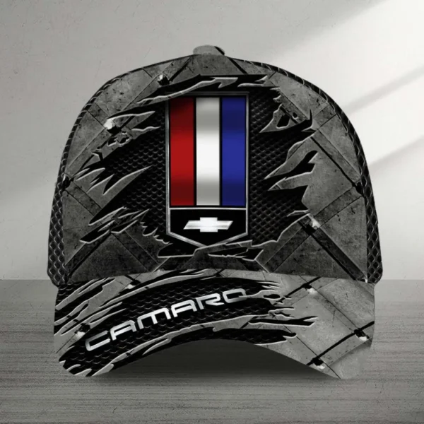 Chevrolet Camaro Black Cap, All-Over Printed Customized Hat