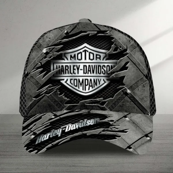 Harley-Davidson Cap for Car Lovers, Customized Name Hat All Over Print