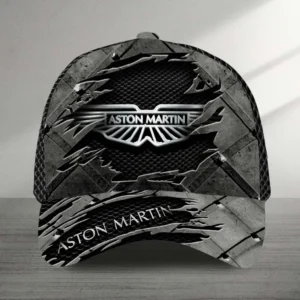 Aston Martin Black Cap, Customized Name Hat All Over Print