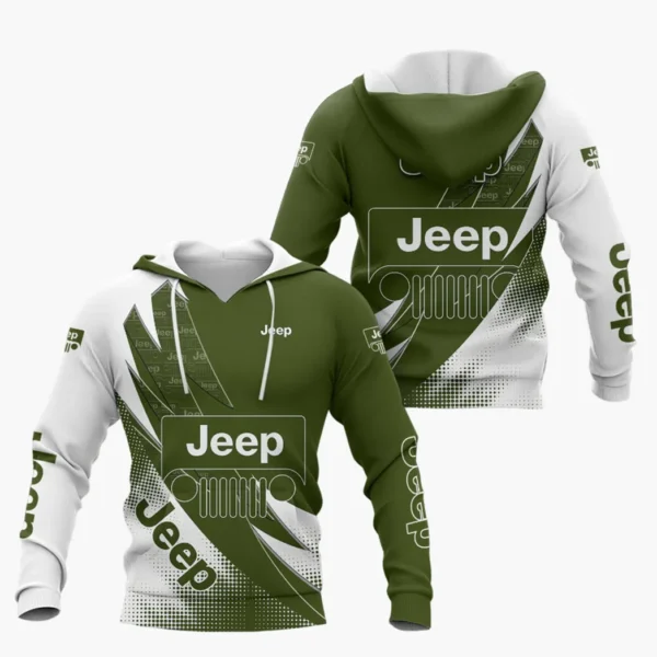 Jeep Hoodie Shirt, Car All Over Print Hoodie Shirt