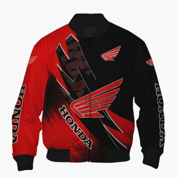 Honda Motorcycle Bomber Jacket, All Over Prints Bomber