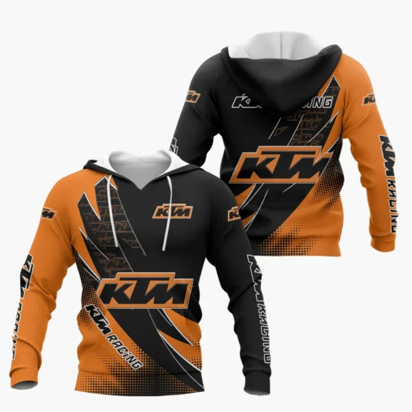 KTM Racing Hoodie Shirt, Car All Over Print Hoodie Shirt