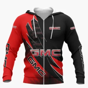 GMC Car Zipper Hoodie Shirt, Car Style Classic Zipper Hoodie Shirt