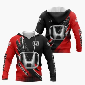 Honda Hoodie Shirt, Car All Over Print Hoodie Shirt