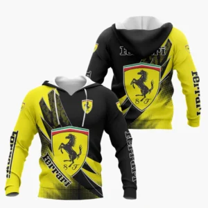 Ferrari Hoodie Shirt, Car All Over Print Hoodie Shirt