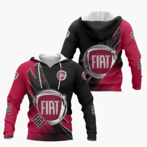 Fiat Hoodie Shirt, Car All Over Print Hoodie Shirt