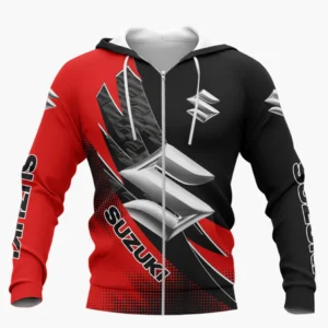 Suzuki Zipper Hoodie Shirt, Car Style Classic Zipper Hoodie Shirt