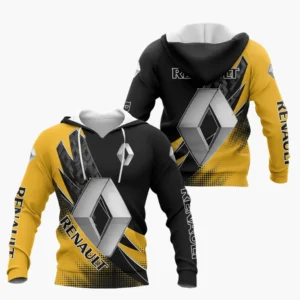 Renault Hoodie Shirt, Car All Over Print Hoodie Shirt