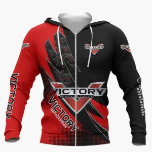 Victory Motorcycles Zipper Hoodie Shirt, Car Style Classic Zipper Hoodie Shirt