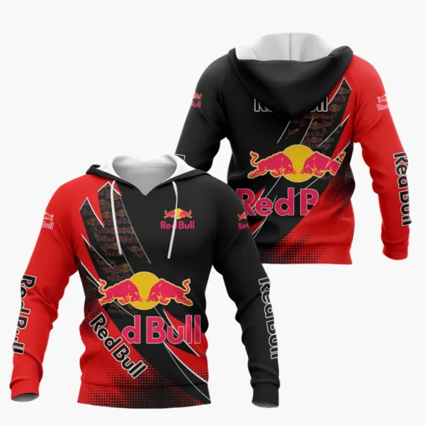 Red Bull Hoodie Shirt, Car All Over Print Hoodie Shirt