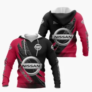 Nissan Hoodie Shirt, Car All Over Print Hoodie Shirt