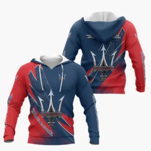 Maserati Hoodie Shirt, Car All Over Print Hoodie Shirt