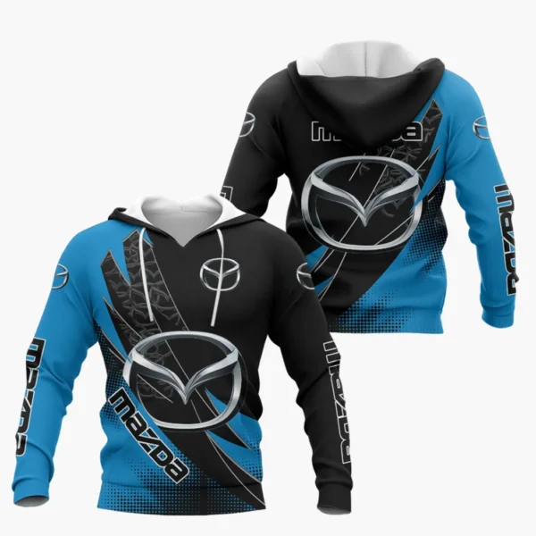 Mazda Hoodie Shirt, Car All Over Print Hoodie Shirt