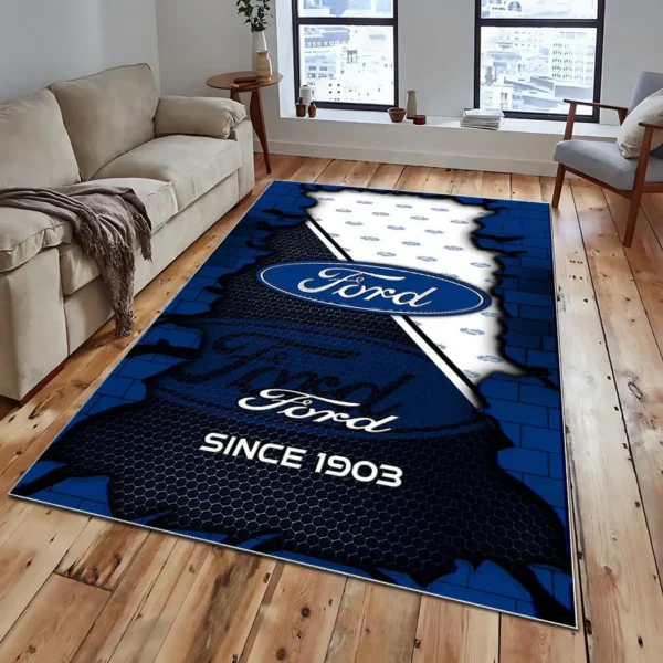 Ford Super Cars H2RUG0813245762 Area Rug, Carpet Floor Decor Home