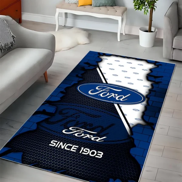 Ford Super Cars H2RUG0813245762 Area Rug, Carpet Floor Decor Home