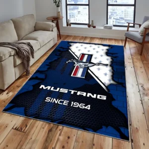 Ford Mustang Super Cars H2RUG0813245764 Area Rug, Carpet Floor Decor Home