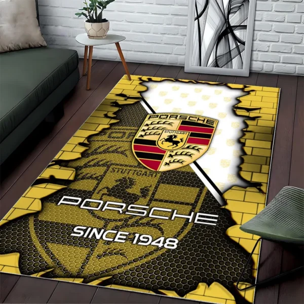 Porsche Super Cars H2RUG0813245766 Area Rug, Carpet Floor Decor Home