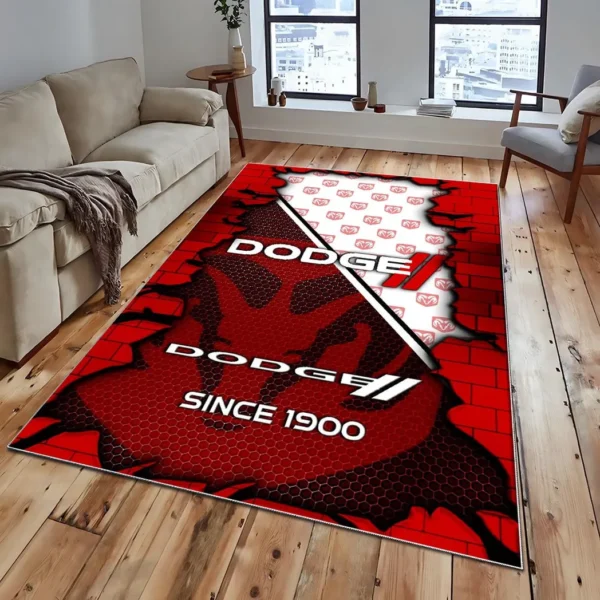 Dodge Super Cars H2RUG0813245767 Area Rug, Carpet Floor Decor Home