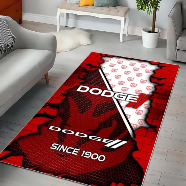 Dodge Super Cars H2RUG0813245767 Area Rug, Carpet Floor Decor Home