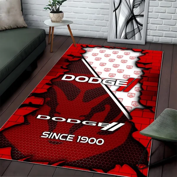 Dodge Super Cars H2RUG0813245767 Area Rug, Carpet Floor Decor Home