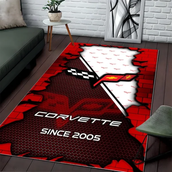 Corvette C6 Super Cars H2RUG0813245769 Area Rug, Carpet Floor Decor Home