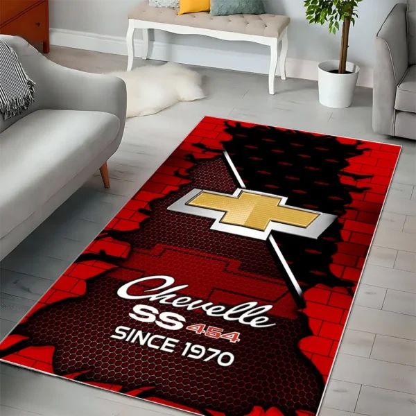 Chevrolet Chevelle Super Cars H2RUG0813245770 Area Rug, Carpet Floor Decor Home