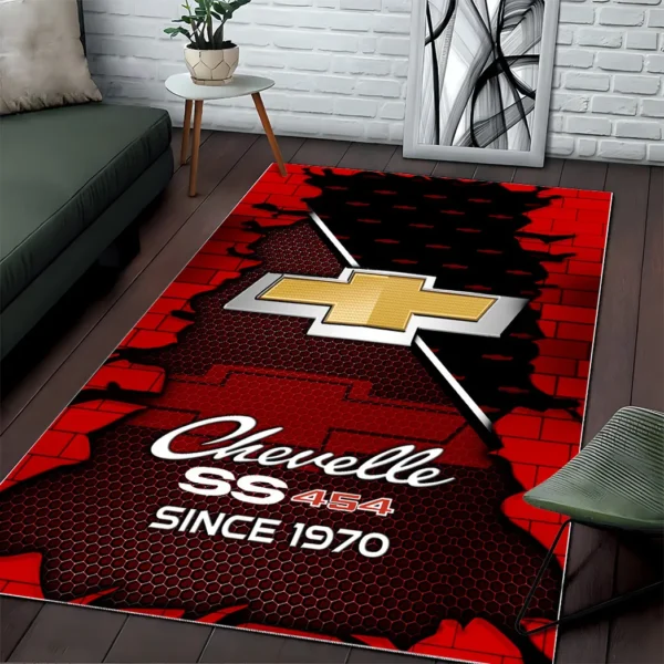 Chevrolet Chevelle Super Cars H2RUG0813245770 Area Rug, Carpet Floor Decor Home