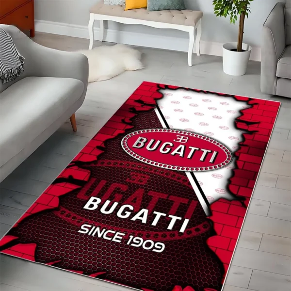 Bugatti Super Cars H2RUG0813245772 Area Rug, Carpet Floor Decor Home