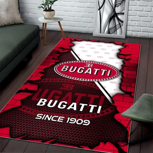 Bugatti Super Cars H2RUG0813245772 Area Rug, Carpet Floor Decor Home