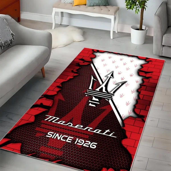 Maserati Super Cars H2RUG0813245773 Area Rug, Carpet Floor Decor Home