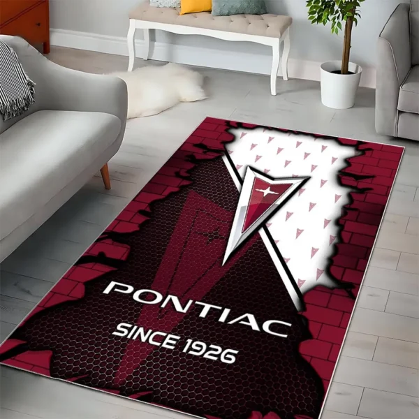 Pontiac Super Cars H2RUG0813245775 Area Rug, Carpet Floor Decor Home